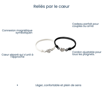 Bracelets Magnétiques Couple Amour