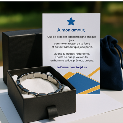 Bracelet Hématite Serenya