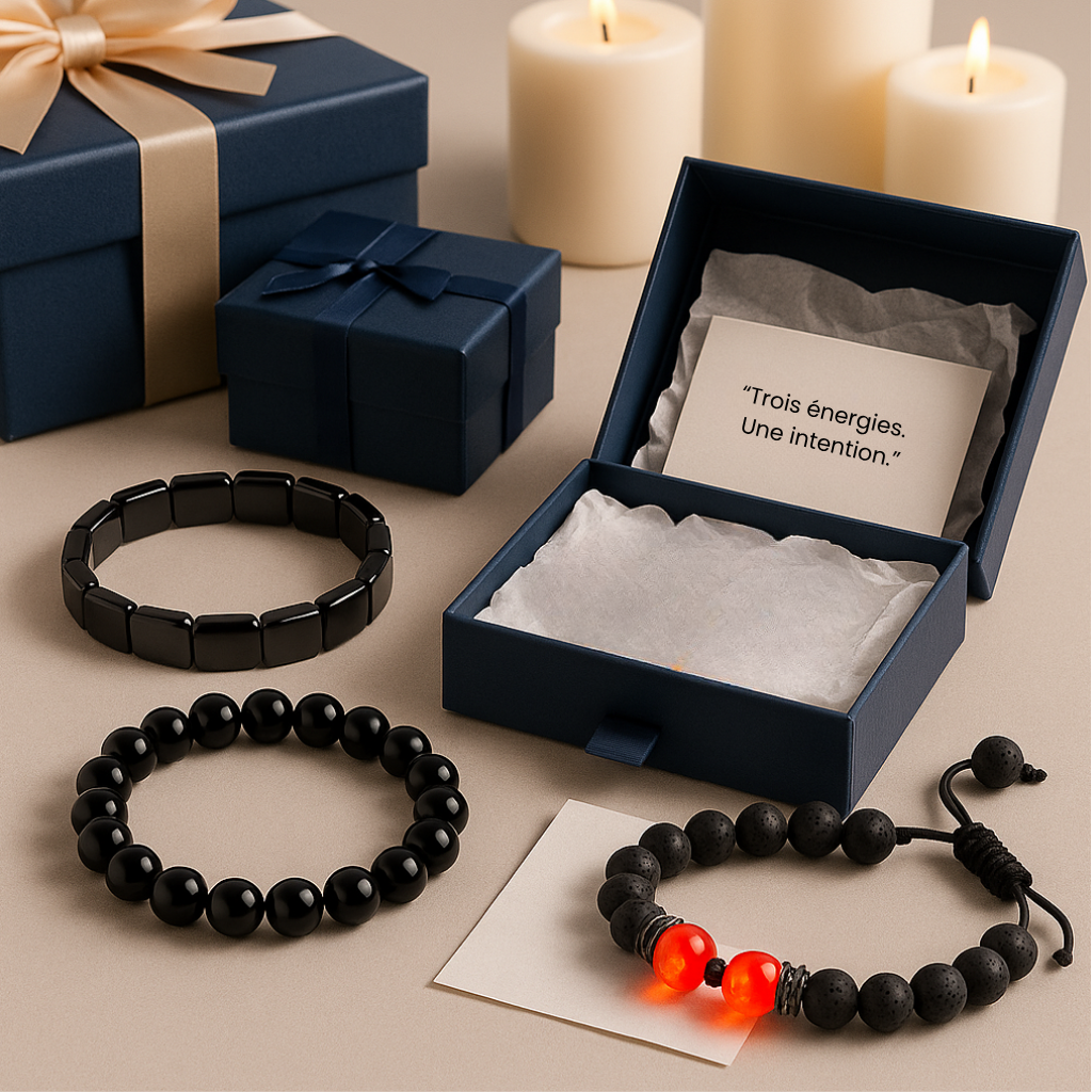 Pack Puissance Intérieure – Trio de Bracelets